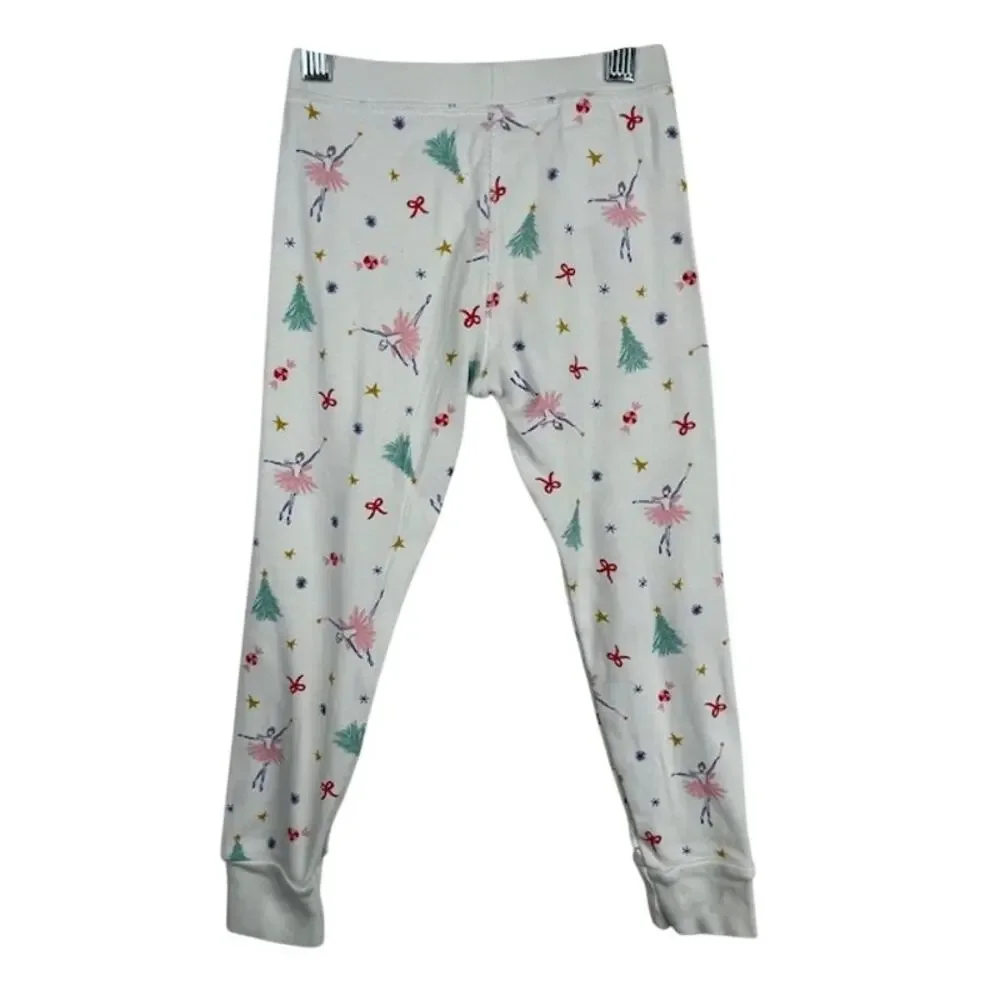 Crewcuts girl's holiday, festive ballerina print pajama set